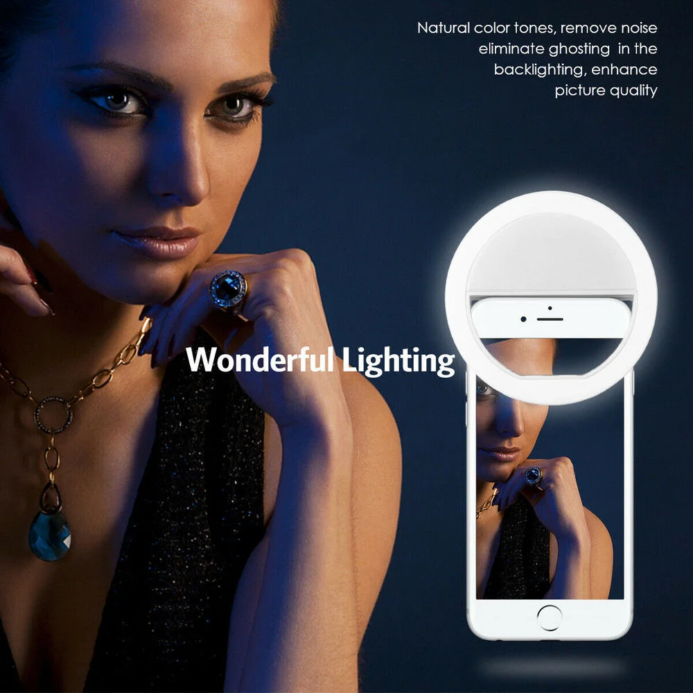 Akumulatorowa lampka selfie z  – Photography Lighting Video recenzja i cena