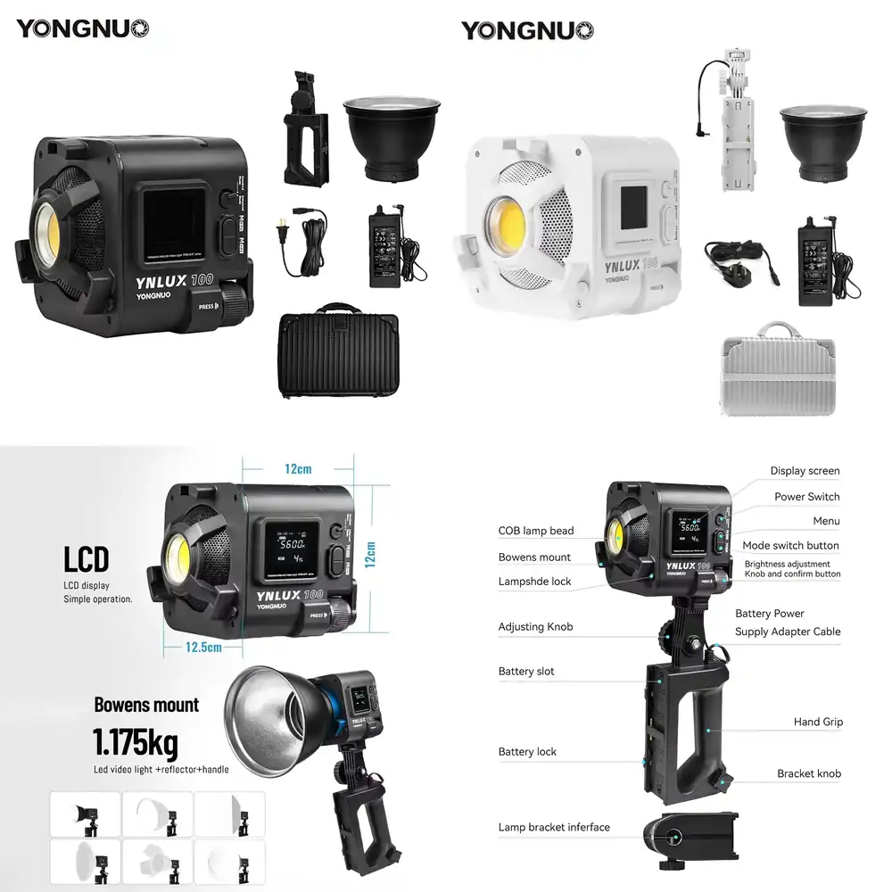 YONGNUO YNLUX100 100W 3200K-56 – Photography Lighting Video recenzja i cena