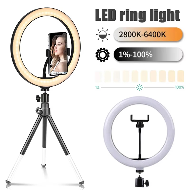 10-calowa lampa pierścieniowa  – Photography Lighting Tool recenzja i cena